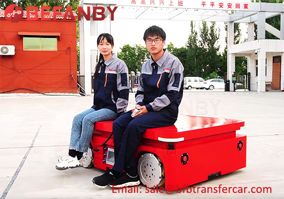 1500kg AGV Transfer Cart Exported America For Pallet Transport