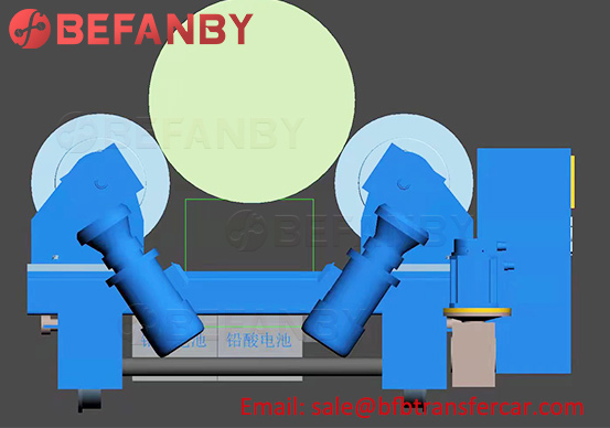 82 Sets 5T Roller Rail Transfer Carts Project With Factory Show