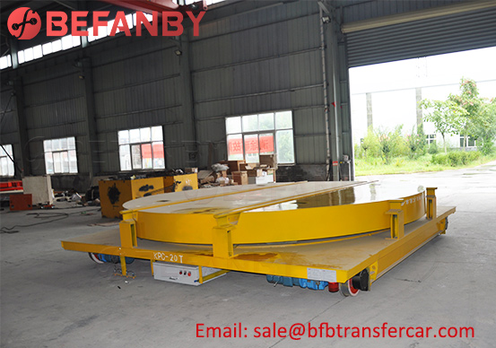 5 Sets Anti-Explosion 20T Turntable Ferry Rail Transfer Cart For Coating Line