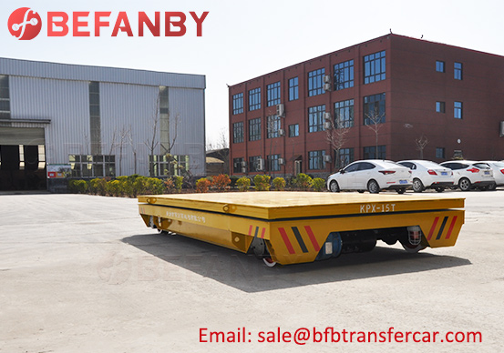 5 Sets Anti-Explosion 20T Turntable Ferry Rail Transfer Cart For Coating Line