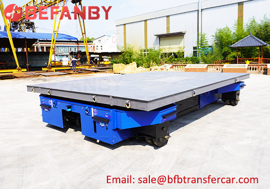 Singapore 10T Remote Control Operated Transfer Carts Agv With Jacks