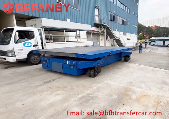 3 Sets 10 Ton Agv Carts Exported Singapore Factory