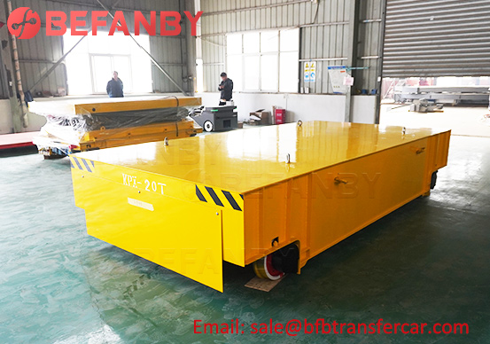 20T Battery Operated Trolley For Items Transportation Between Factory Inter Bay