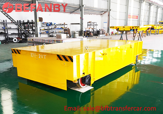 20T Battery Operated Trolley For Items Transportation Between Factory Inter Bay