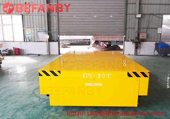 20T Battery Operated Trolley For Items Transportation Between Factory Inter Bay