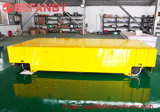 20T Battery Operated Trolley For Items Transportation Between Factory Inter Bay