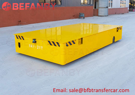 20t steerable transfer trolley,battery powered handling cart