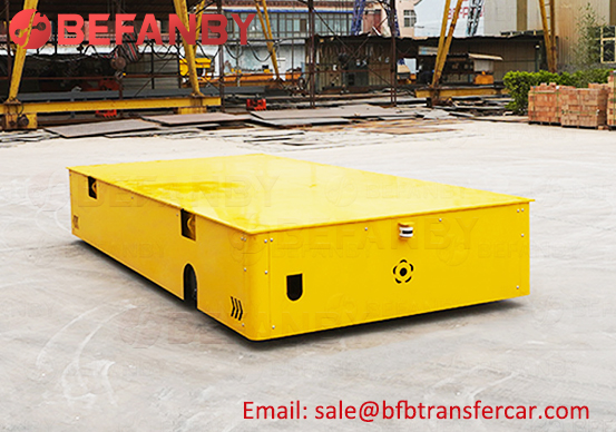 battery transfer cart,steerable 25t transfer trolley