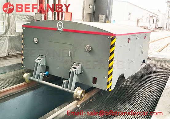 customized handling transport cart,100t rail transfer trolley