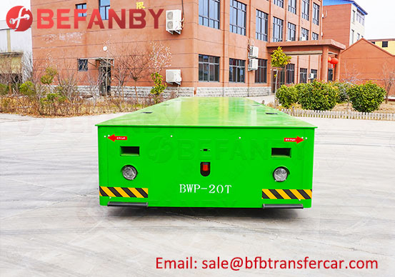 20t trackless handling cart,electric industrial transfer trolley