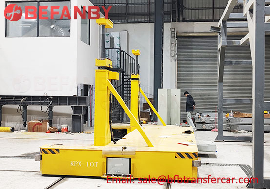 10t industrial transfer trolley,intelligent control transfer cart