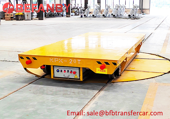 factory rail turntable,electric transfer cart