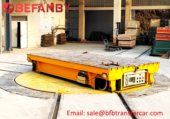 customized electric transfer cart,flexible turning transfer trolley