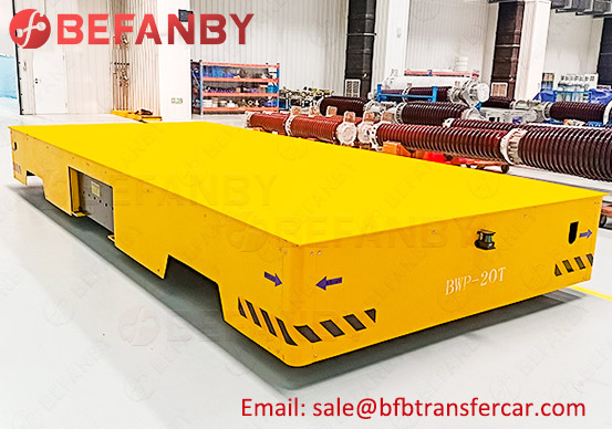 trackless transport cart,20t turning electrical cart