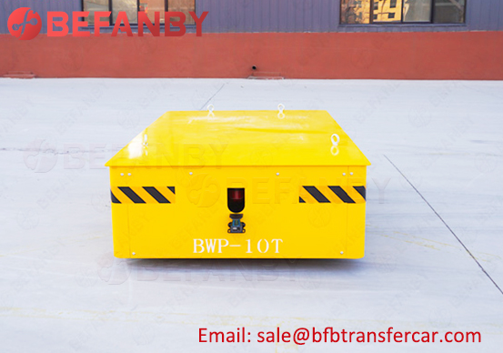 10t material transport trolley,factory turning transfer cart
