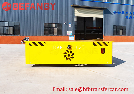 steerable trackless transfer trolley