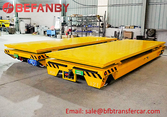 rgv rail material transfer cart