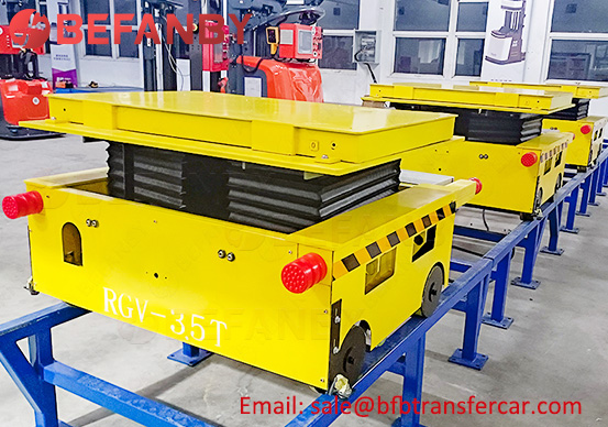 electric rail transfer cart