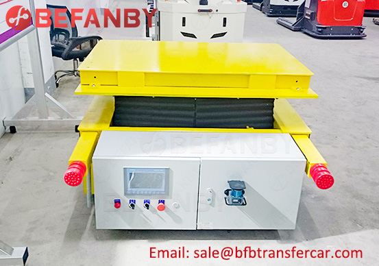 battery powered rail transfer trolley