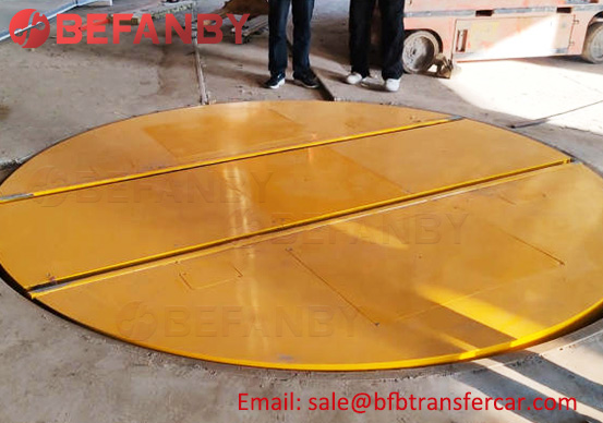 transport trolley with turntable