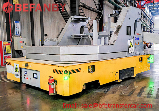 steerable battery transfer cart