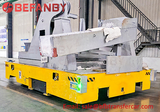 heavy duty molten steel transfer cart